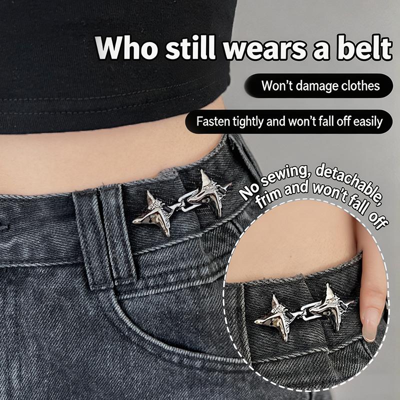 Jeans - 【IIOO】Fibbia per Jeans a Stella a