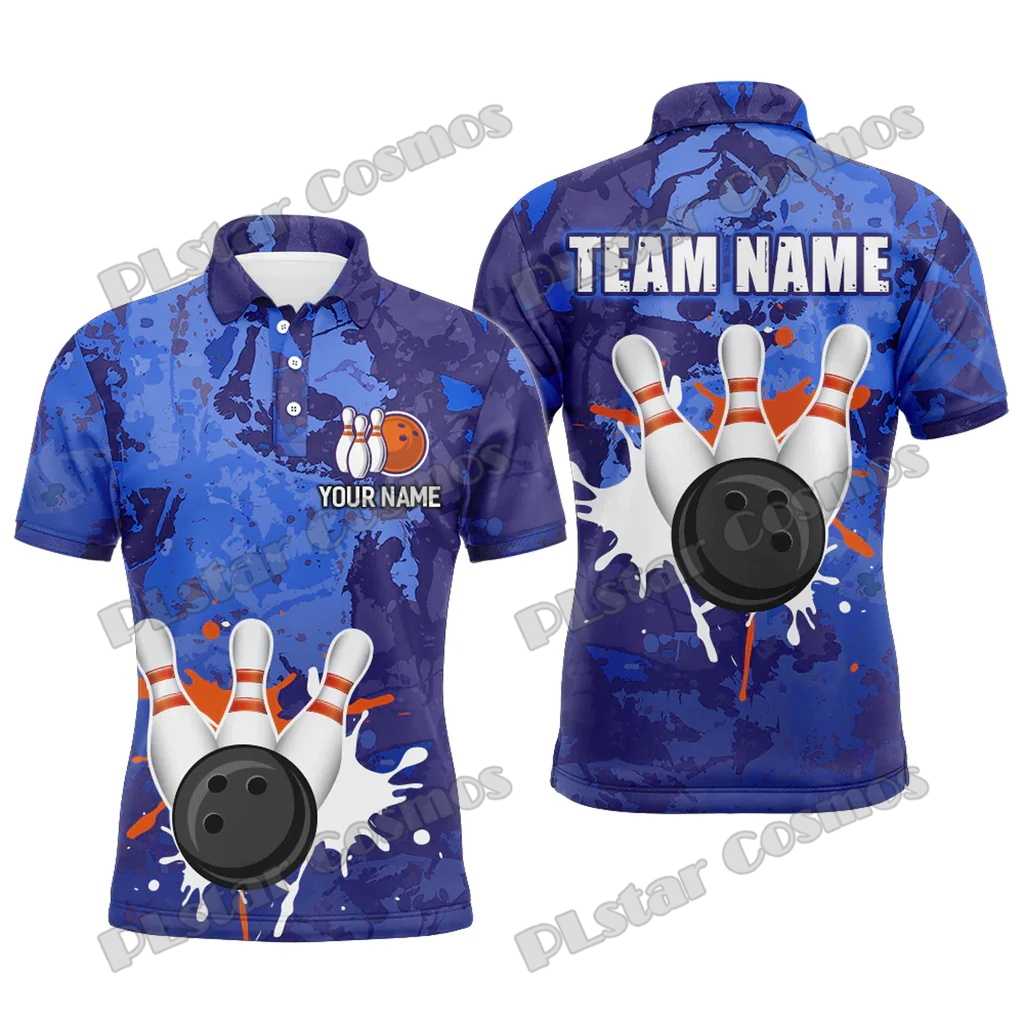 Short Sleeve Bowling Shirt Retro - Polo da Uomo Estiva Casual Unisex