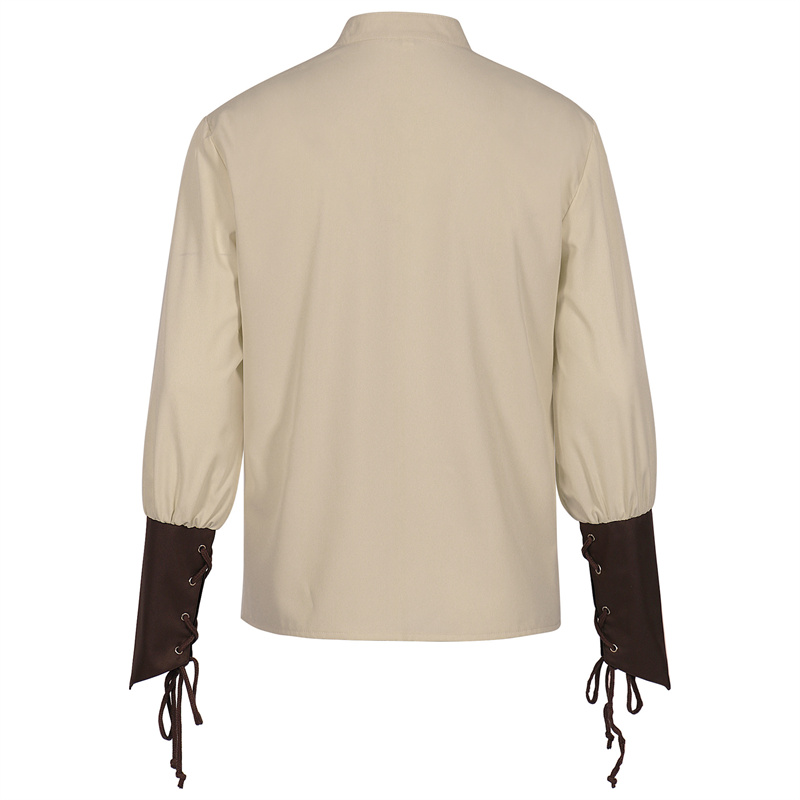 Camicia da Pirata Medievale da - Medieval Gothic Lace Up Pirate Shirt recensione e prezzo