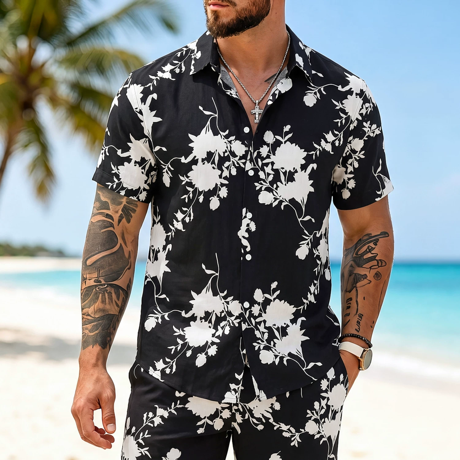 Camicia Hawaiana Estiva da Uom - Vintage Hawaiian Floral Shirt recensione e prezzo