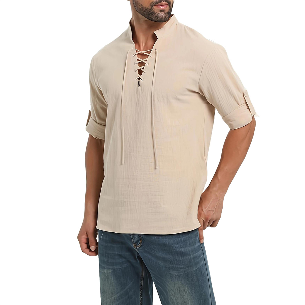 Camicia da pirata da uomo prim - Medieval Gothic Lace Up Pirate Shirt recensione e prezzo