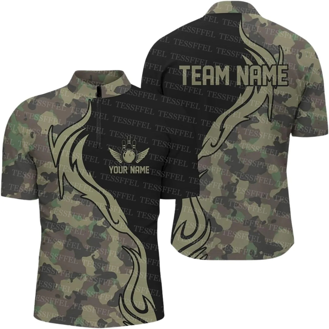 Nome personalizzato Graffiti F - Short Sleeve Bowling Shirt Retro recensione e prezzo