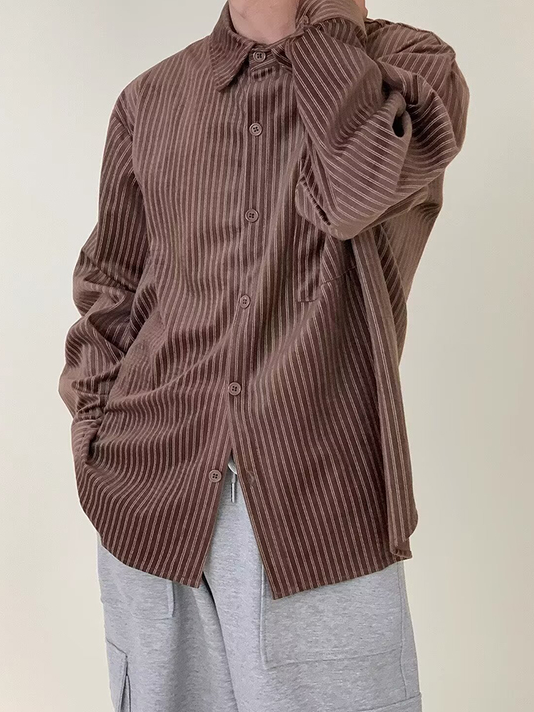 Camicie Eleganti da Uomo a Man - Corduroy Button Up Shirt Men recensione e prezzo