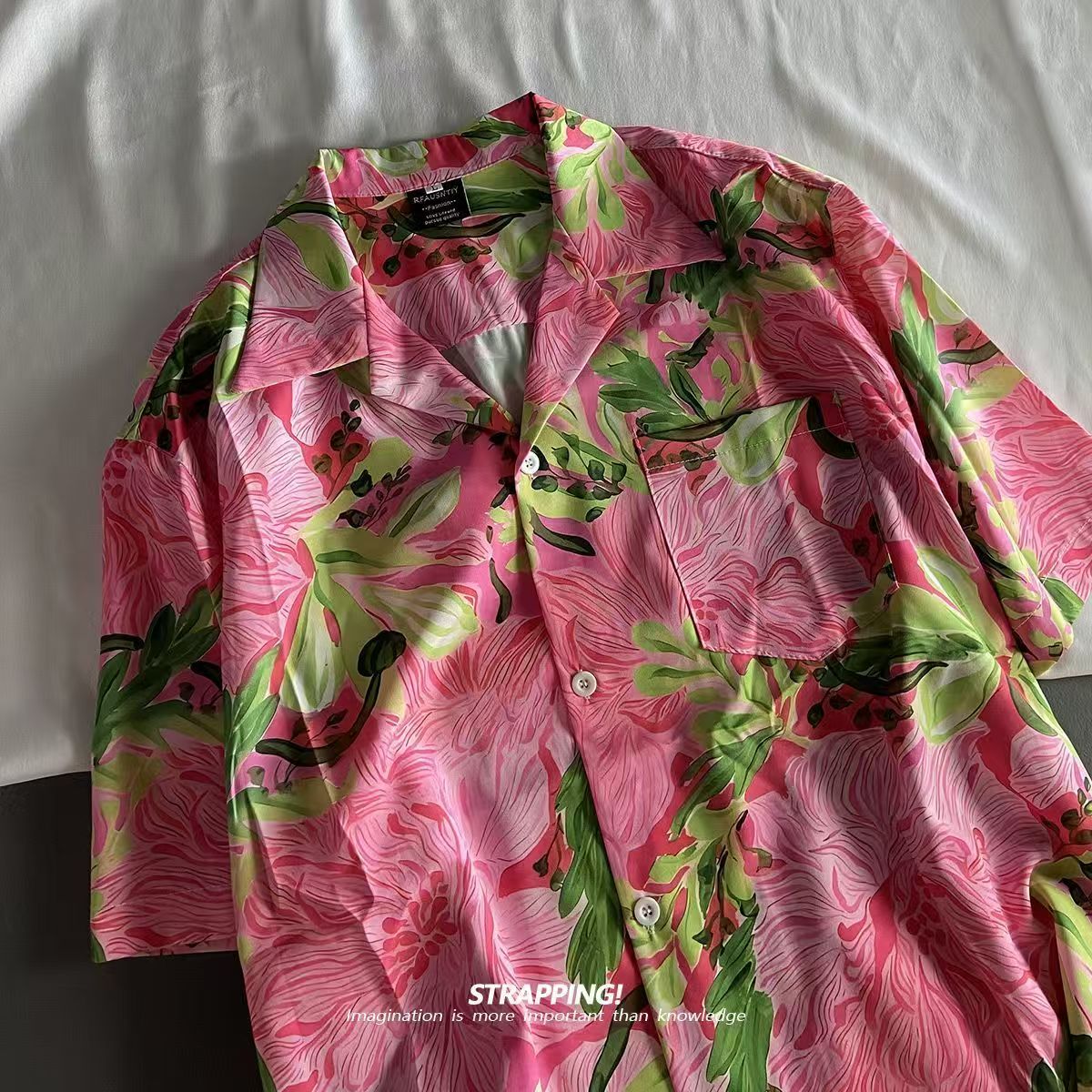 Vintage Beach Blusas Vocation  - Vintage Hawaiian Floral Shirt recensione e prezzo
