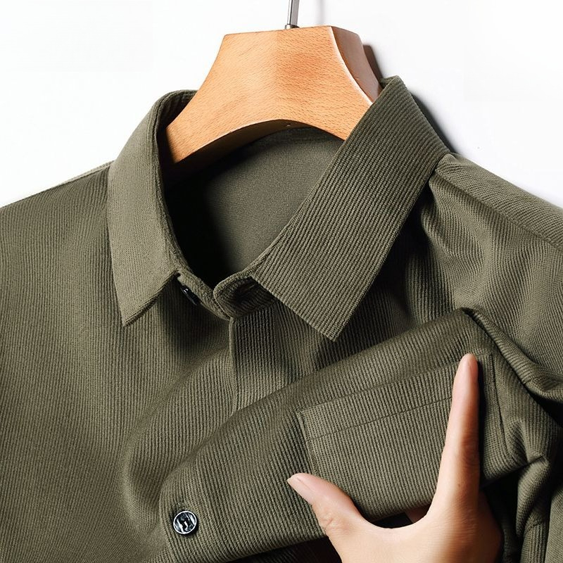 Camicia a maniche lunghe da uo - Corduroy Button Up Shirt Men recensione e prezzo