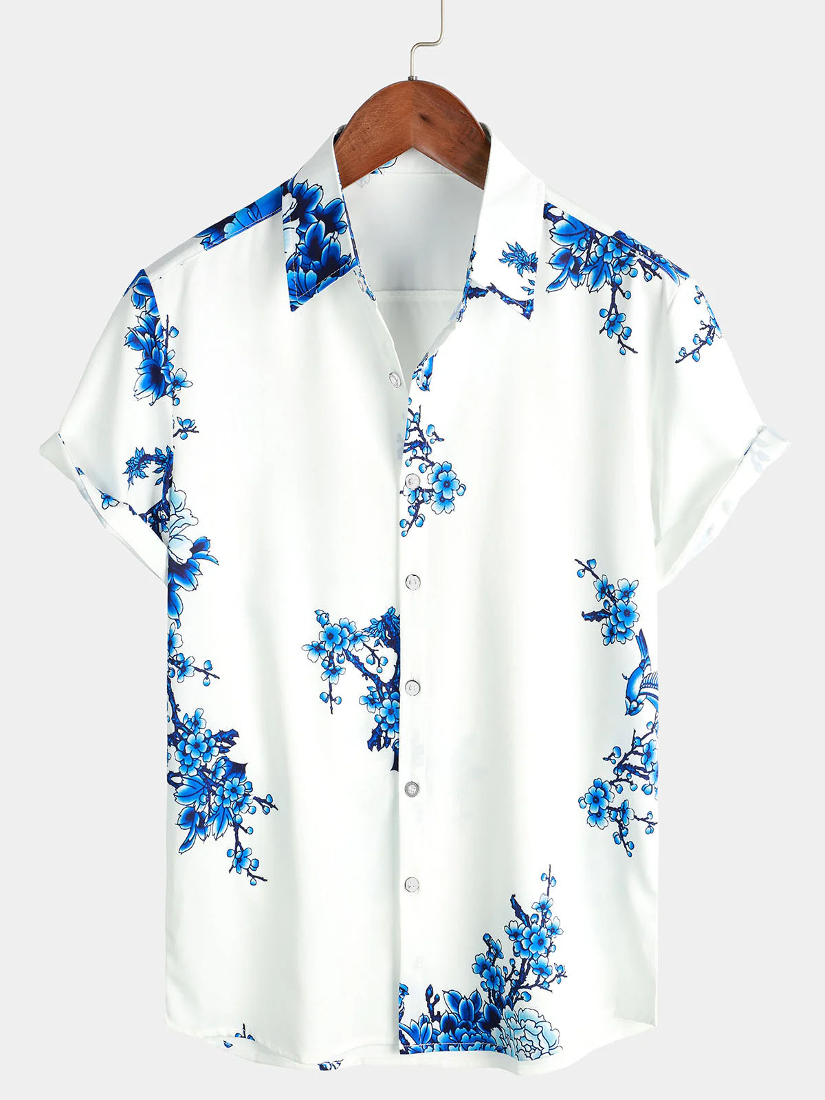 Camicia a maniche corte da uom - Vintage Hawaiian Floral Shirt recensione e prezzo