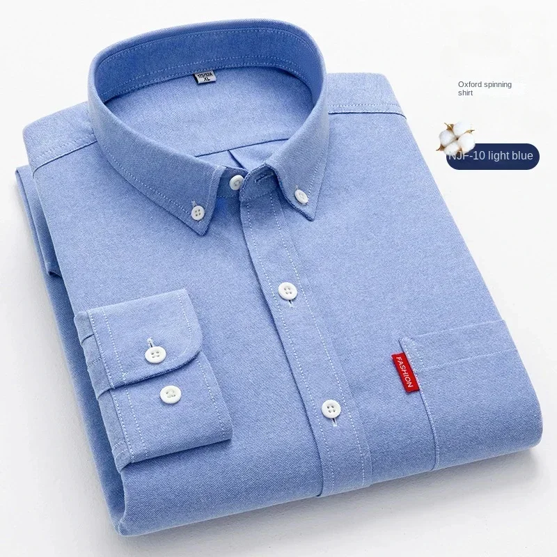 Camicia a maniche lunghe da uo - Oxford Cotton Casual Shirt Business recensione e prezzo