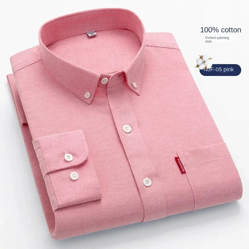 Camicia a maniche lunghe da uo - Oxford Cotton Casual Shirt Business recensione e prezzo