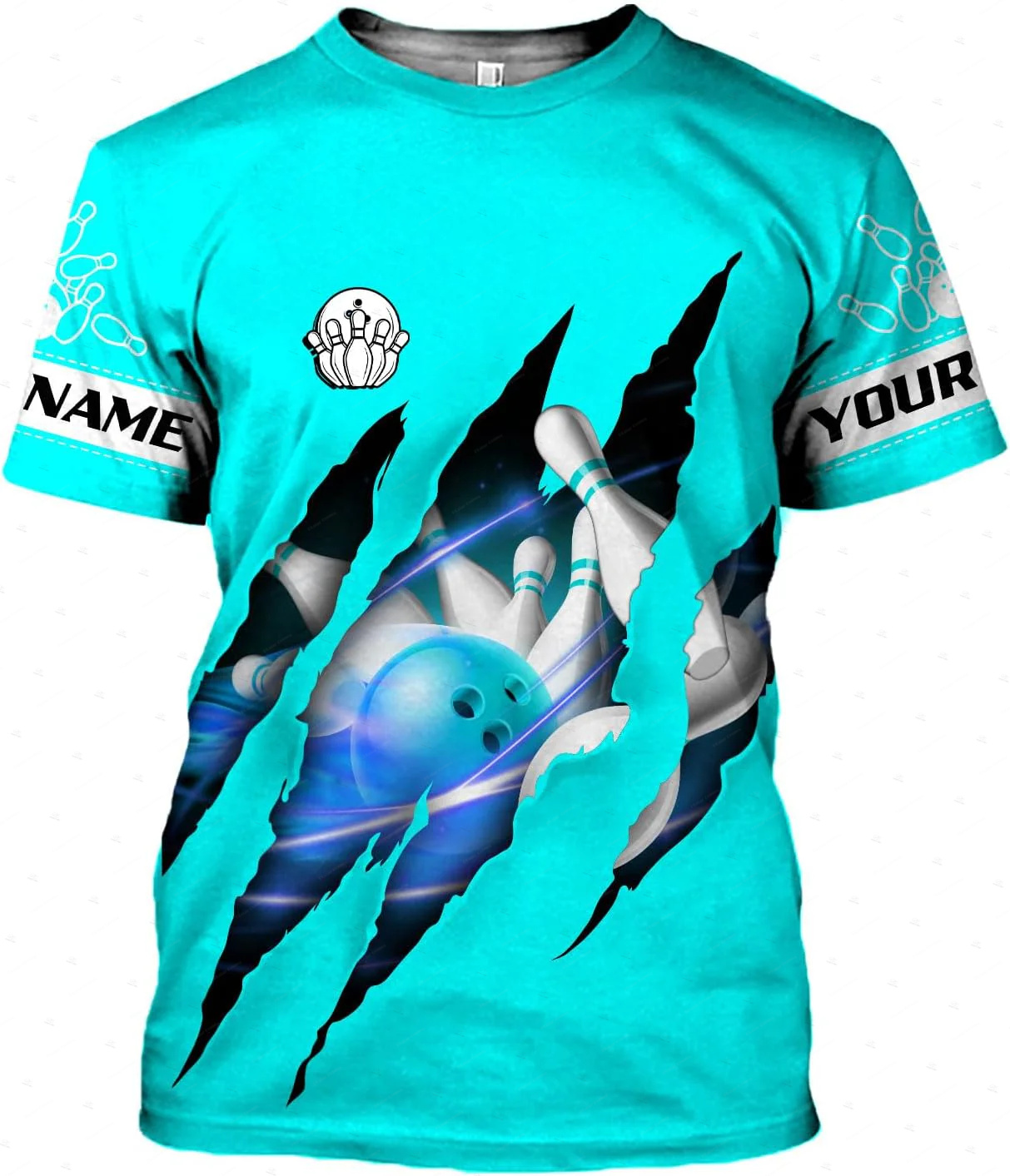 Nome personalizzato Gradiente  - Short Sleeve Bowling Shirt Retro recensione e prezzo