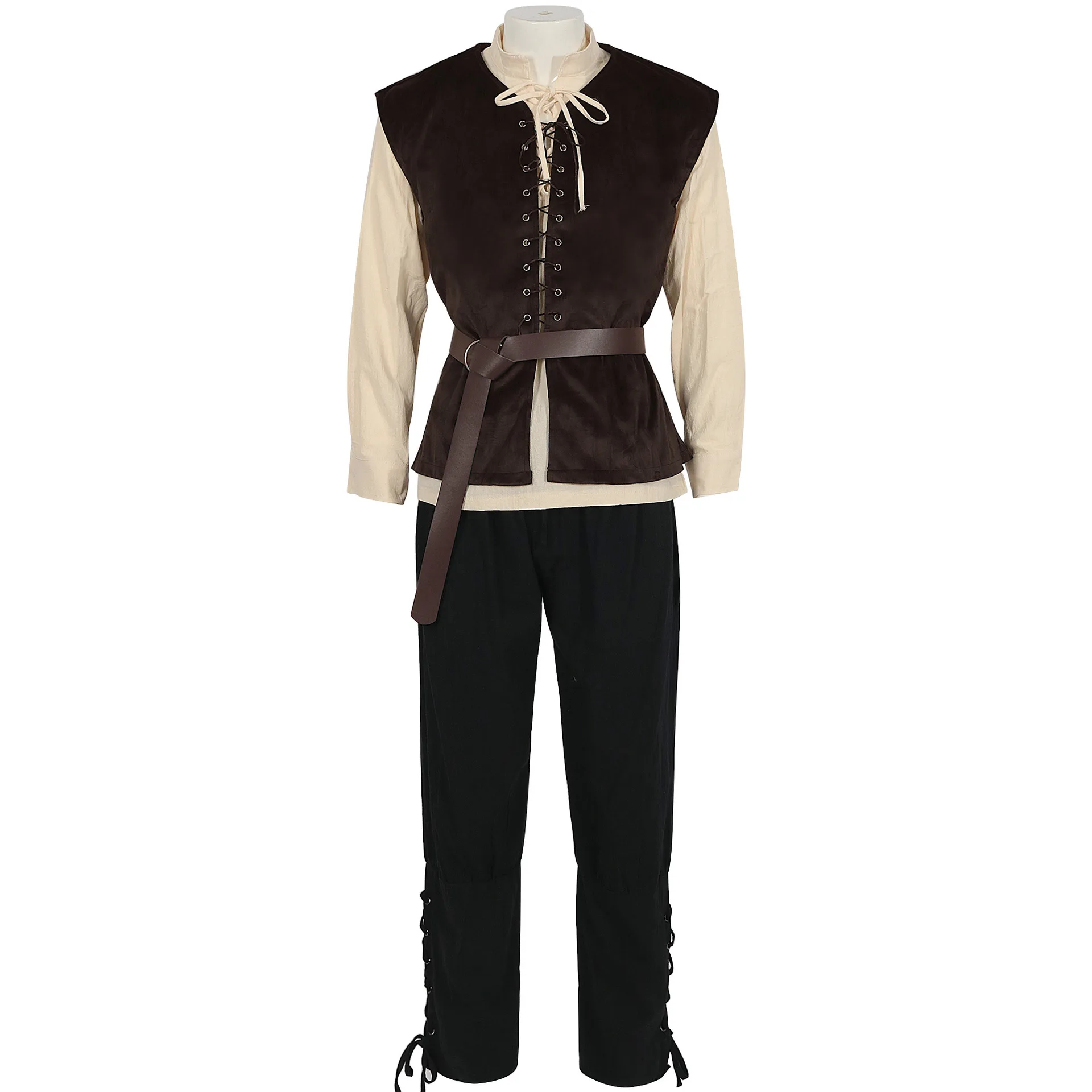 Camicie medievali Gotico Steam - Medieval Gothic Lace Up Pirate Shirt recensione e prezzo