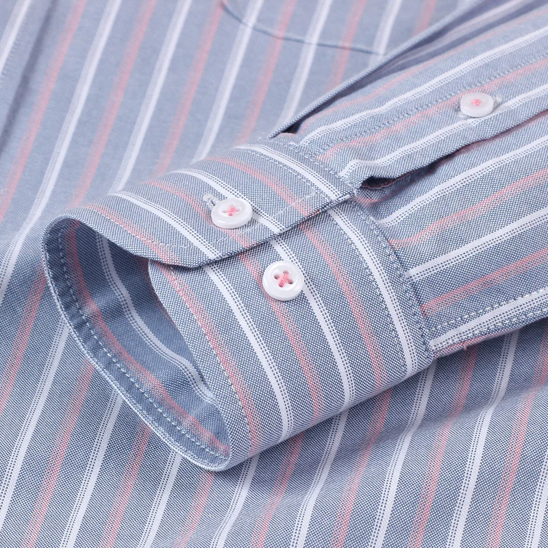 Camicia da uomo a maniche lung - Oxford Cotton Casual Shirt Business recensione e prezzo