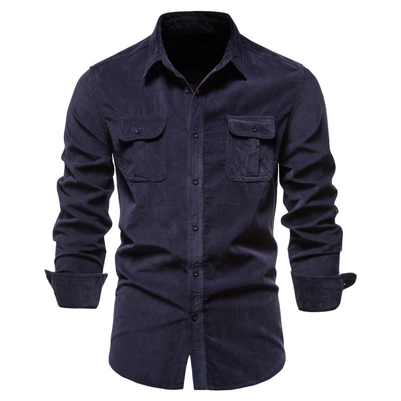 Camicia vintage in velluto a c - Corduroy Button Up Shirt Men recensione e prezzo