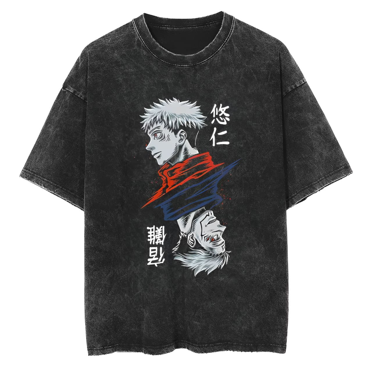 T-Shirt Itadori Sukuna Jujutsu - Acid Wash Vintage Graphic T Shirt recensione e prezzo