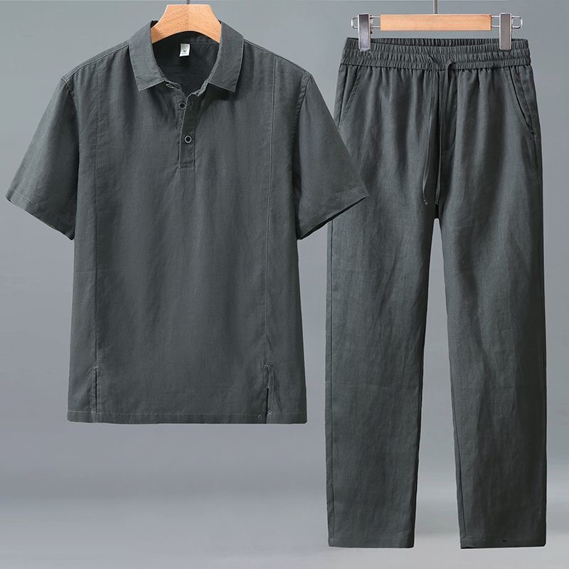 Completo due pezzi da uomo in  - Mens Linen Shirt Long Sleeve recensione e prezzo