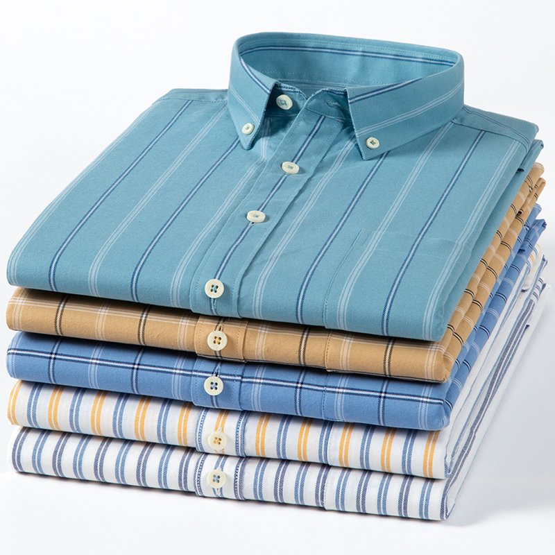 Camicie a maniche lunghe in co - Oxford Cotton Casual Shirt Business recensione e prezzo