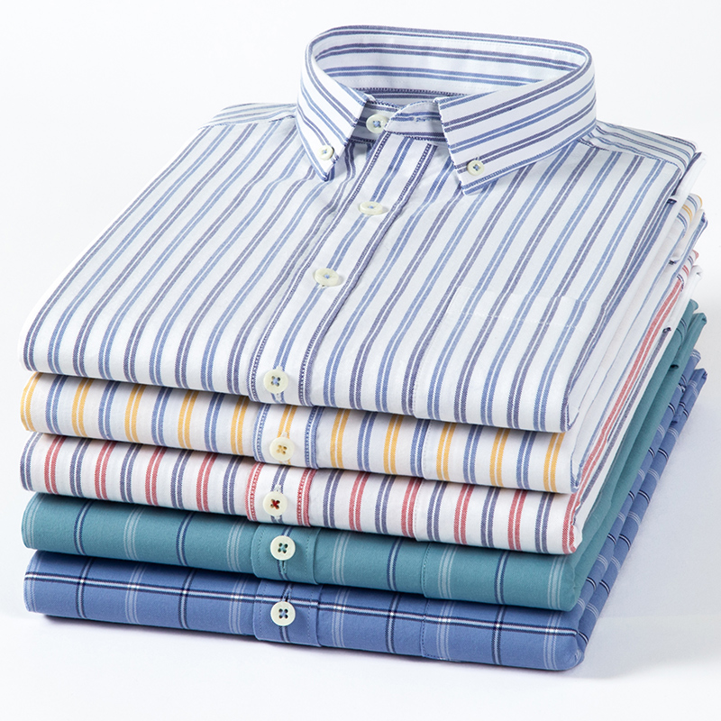 Camicie a maniche lunghe in co - Oxford Cotton Casual Shirt Business recensione e prezzo