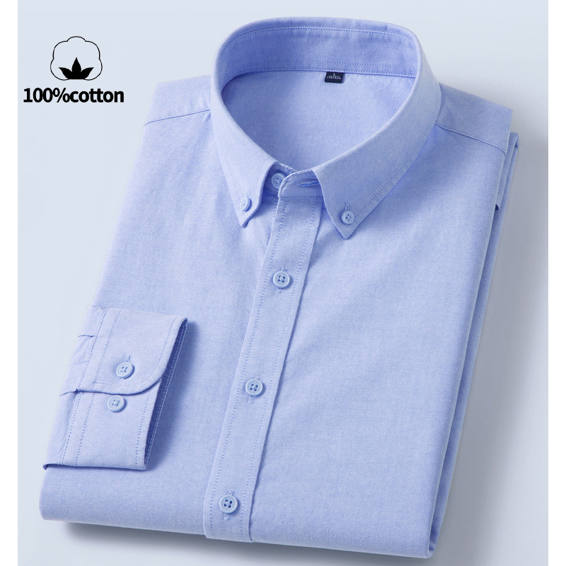 Camicia Oxford da Uomo 100% Co - Mandarin Collar Formal Shirt Slim Fit recensione e prezzo