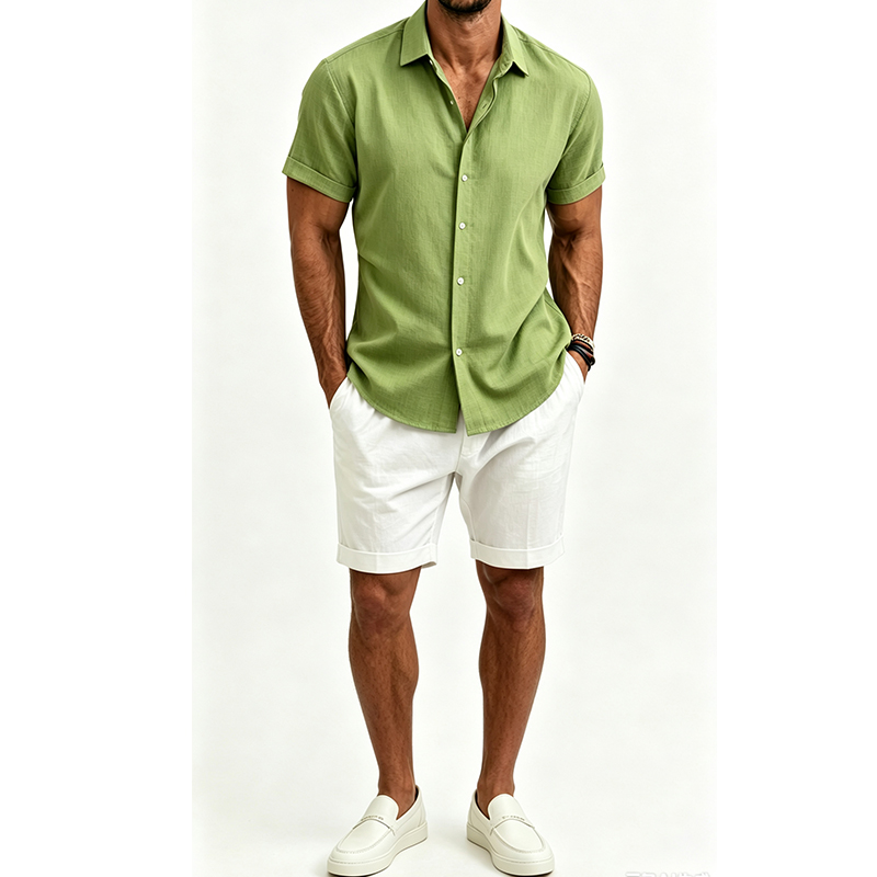 Completo da uomo in cotone e l - Mens Linen Shirt Long Sleeve recensione e prezzo
